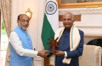Goel pays courtesy visit to President
